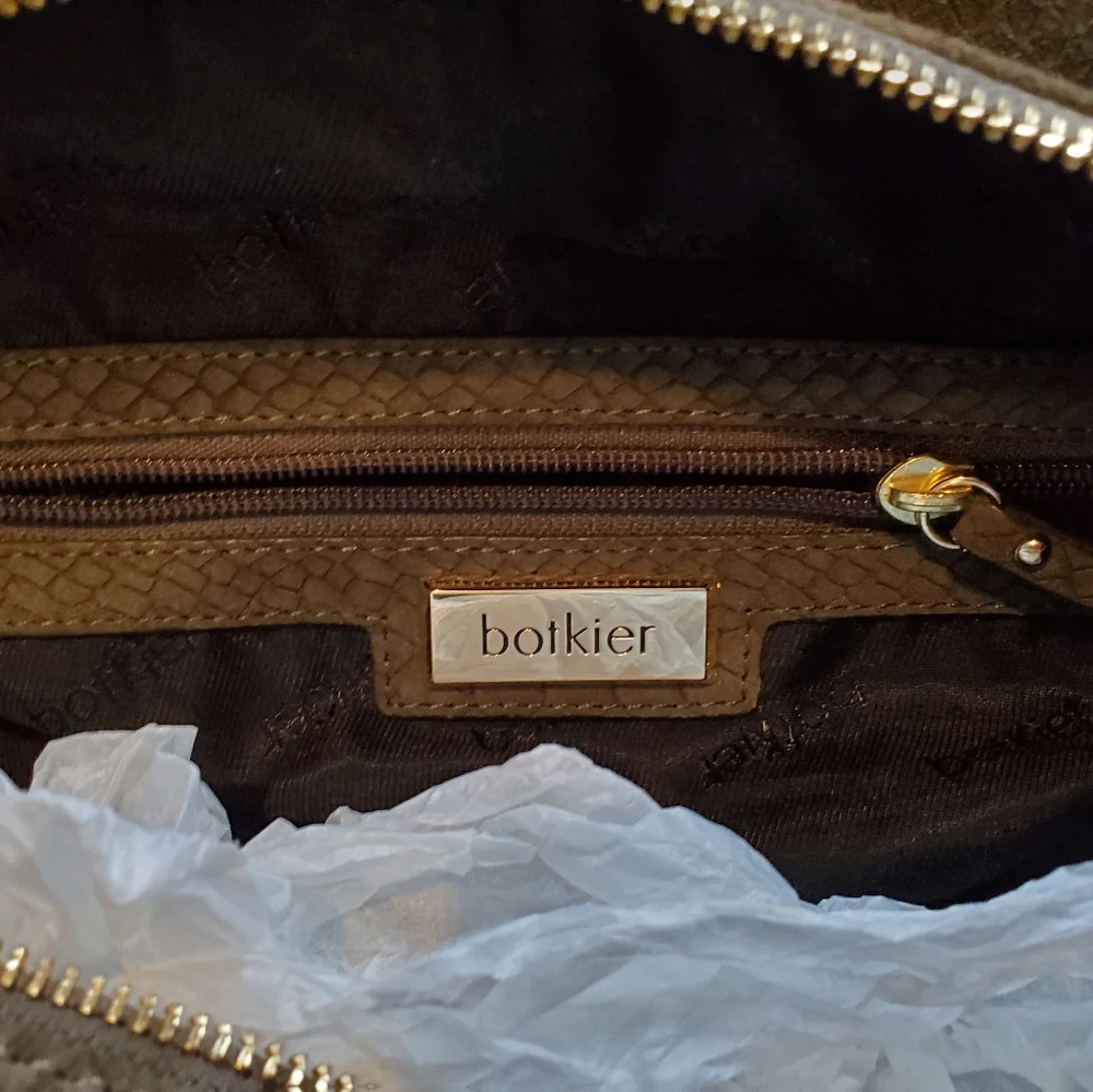 Botkier Misha Satchel snake embossing olive Bag Purse